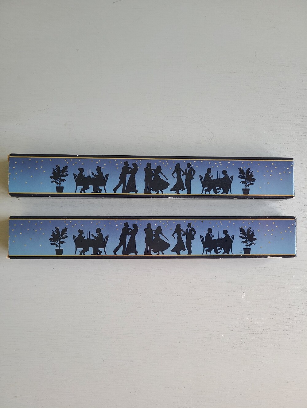 Vintage Avon Night Magic Enchanted Evening Glitter Tapers Candles
